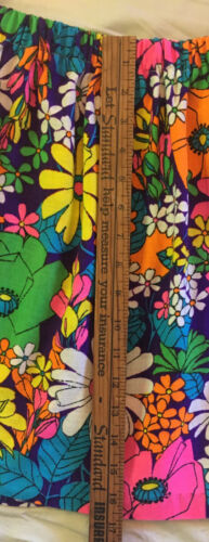 Retro Day Glo Kitch 22 Womens Medium Mini Skirt Flower Power Psychedelic Cute! - Fresh Stock Dated December 2025