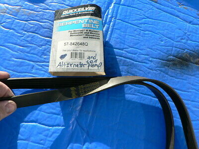 NAPA  25-060505 BELT MERCURY QUICK SILVER 57 - 842647 Q BIG BLOCK CHEVY RACING - Fresh Stock Dated February 2026