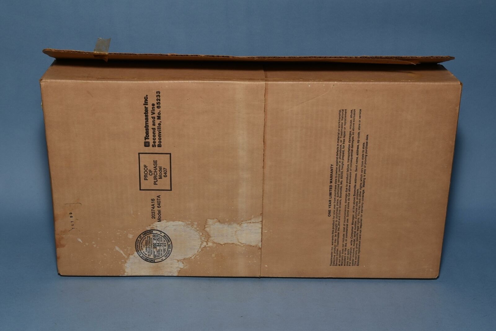 New Toastmaster Double Buffet Range Burner - Fresh Stock Dated February 2026