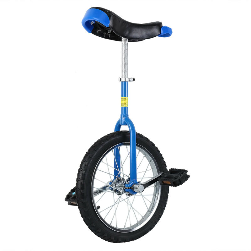 16'' Unicycle Mountain Unicycle Leakproof Butyl Tire Wheel Cycling Fitness - Fresh Stock Dated February 2026