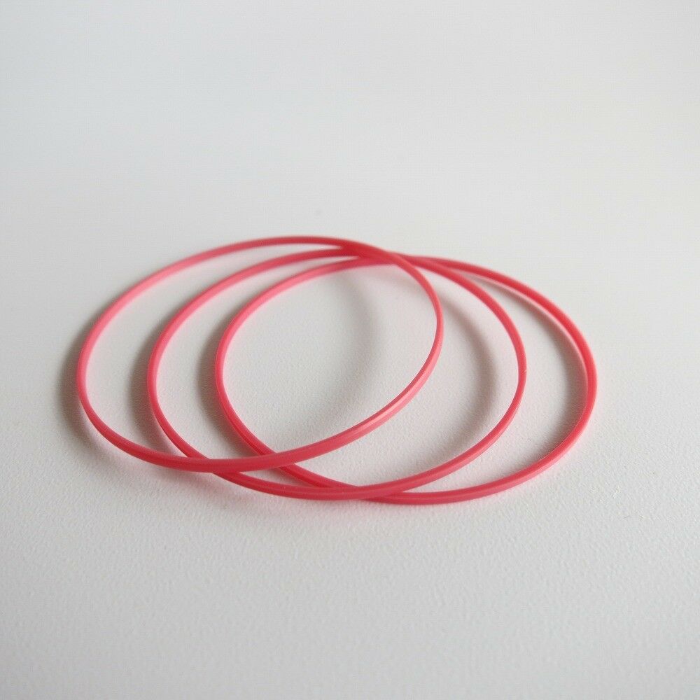 Plastic Red Gasket 0.9mm Height Watch Back Cover Case O-Ring 18mm-33mm G668F - Fresh Stock Dated February 2026