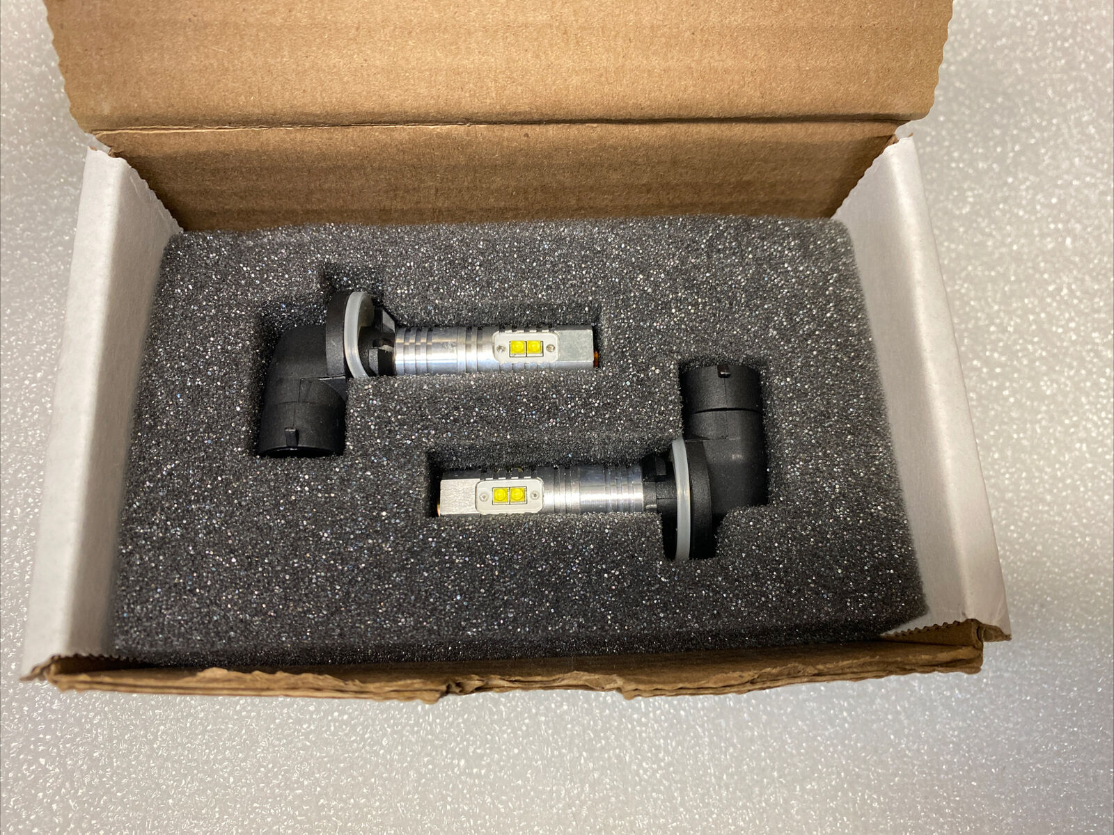 1000 LUMENS SUPERSPOTS LED 881 PAIR SET BULBS HARLEY HEADLIGHT H-4 UPGRADE  SM11 - Fresh Stock Dated February 2026