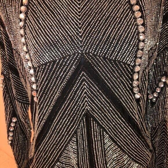 Skirt Set Womens Size Small S Vintage Beaded High Quality Elastic Waist Black - Fresh Stock Dated March 2026