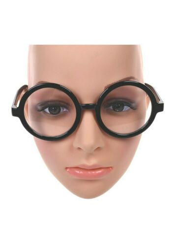 BCP Plastic Black Round Frame Eyeglasses Costume Party Favors - Fresh Stock Dated February 2026