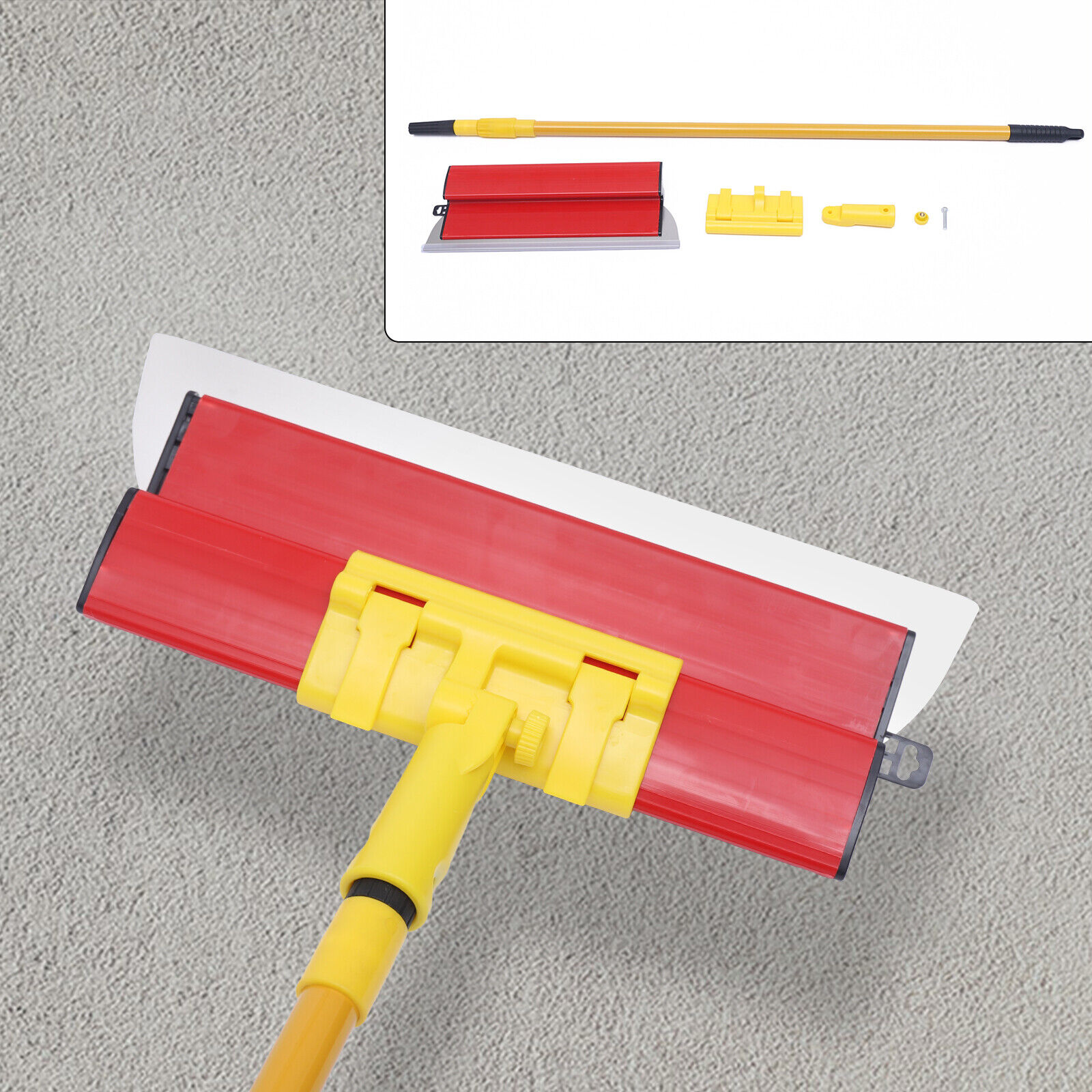 Putty Powder Leveling Scraper Plastering Putty Leveler Scraper Telescopic Rod - Fresh Stock Dated December 2025