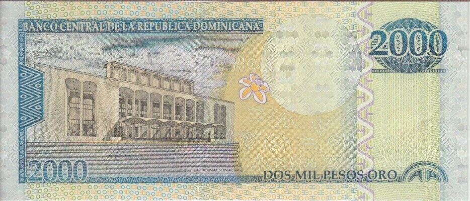 Dominican Republic  P181-6852 2,000 2.000 2000 Pesos 2006, counting marks, UNC - Fresh Stock Dated December 2025