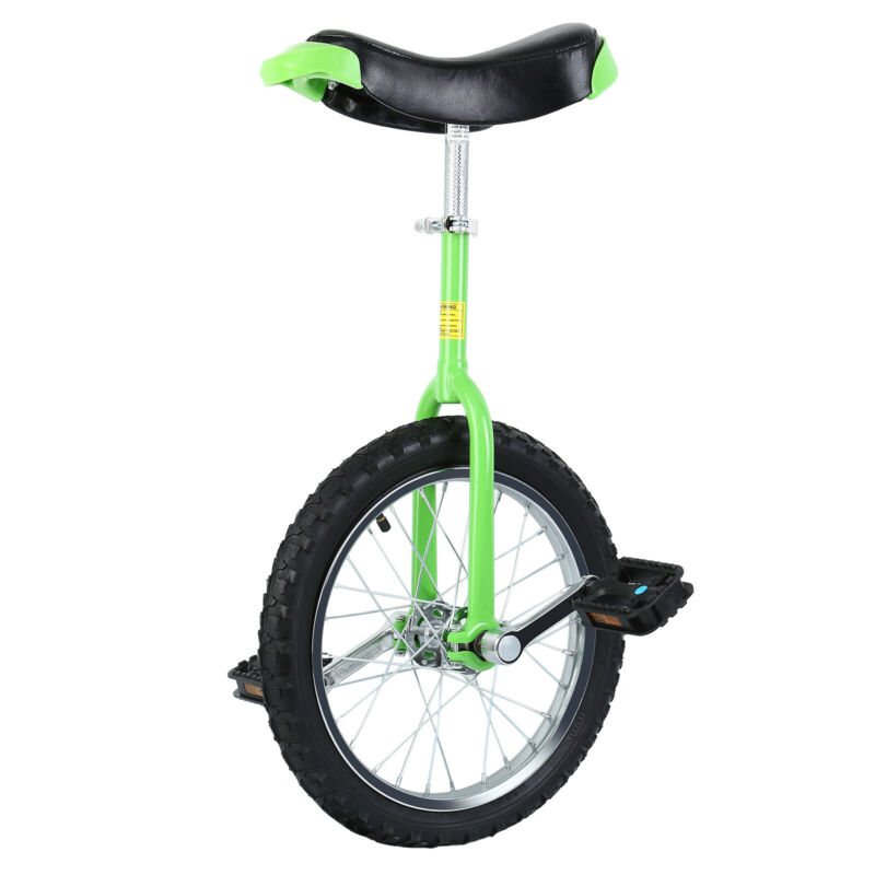 16'' Unicycle Mountain Unicycle Leakproof Butyl Tire Wheel Cycling Fitness - Fresh Stock Dated February 2026