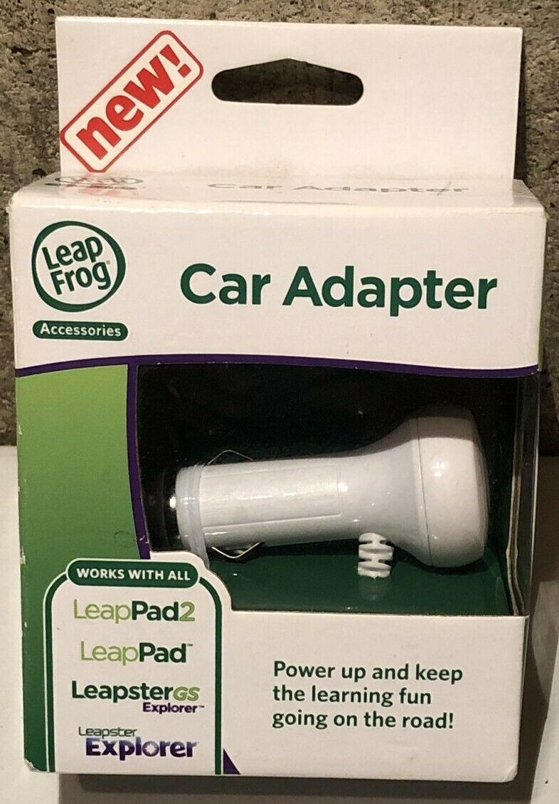 Leap Frog Car Adapter - NIB - Fresh Stock Dated February 2026