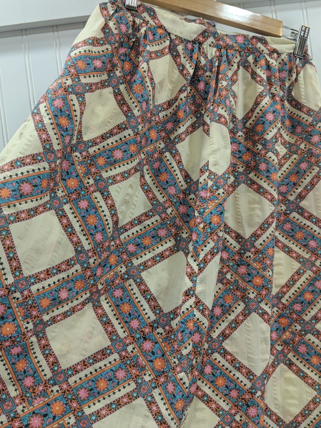 Vintage Handmade Boho Maxi Skirt Cottage Core Size S Floral - Fresh Stock Dated March 2026