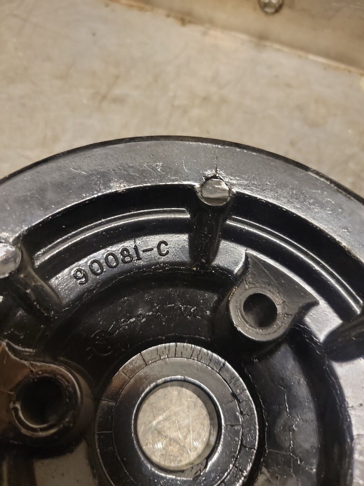 Mercruiser MOTOR  Pulley # 90081-C  V6 /V8 aluminum v-belt pulley - Fresh Stock Dated February 2026