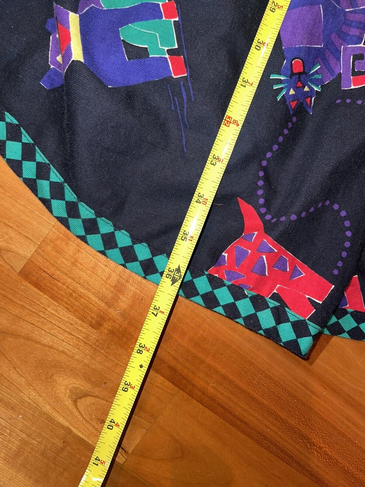 JEANNE MARC Vintage cat flared circle A-line skirt M Medium N. Magnin - Fresh Stock Dated March 2026