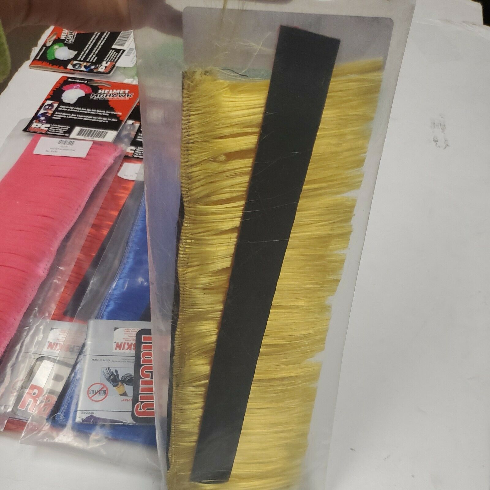 PC Racing Helmet Mohawk Lot Retail  Pink, Red, Yellow, Green, Blue P/N 03017- - Fresh Stock Dated February 2026