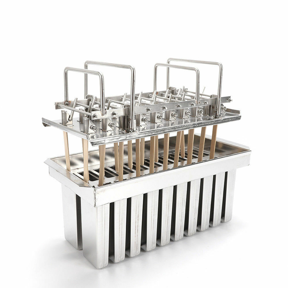 20Pcs Stainless Steel Molds Ice Pop Lolly Popsicle Ice Cream Stick Holder Set US - Fresh Stock Dated February 2026