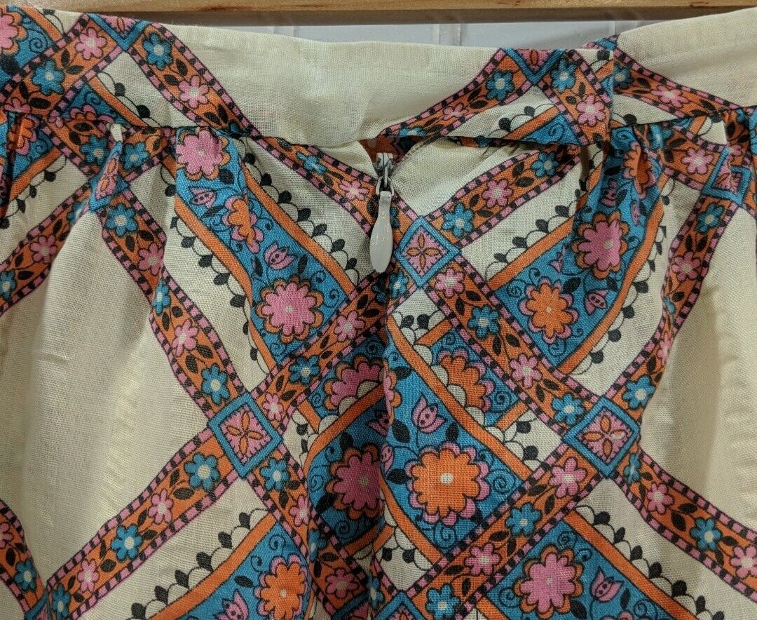 Vintage Handmade Boho Maxi Skirt Cottage Core Size S Floral - Fresh Stock Dated March 2026