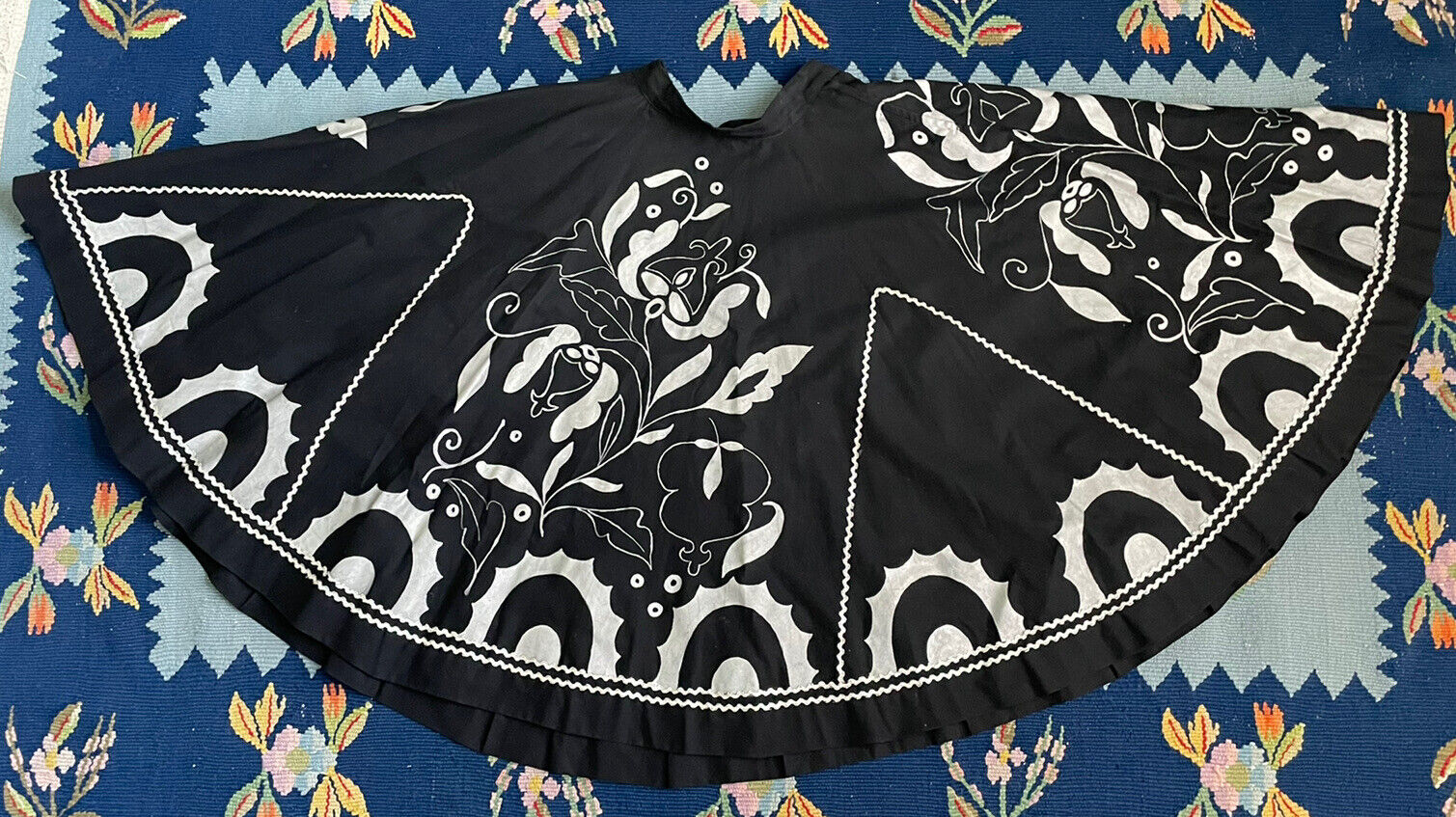 1950s Hand Painted Circle Skirt - Fresh Stock Dated March 2026