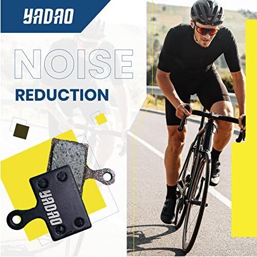 YADAO DS2111 Resin Disc Brake Pads for Shimano K03S, L03A 1 Pair Made in Taiwan - Fresh Stock Dated February 2026