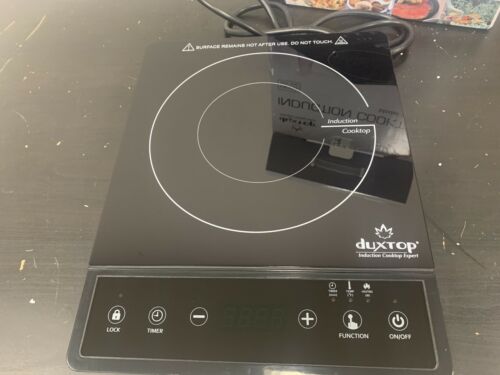 Duxtop E210C2 Portable Induction Cooktop Countertop Burner in Black - 1800W - Fresh Stock Dated December 2025