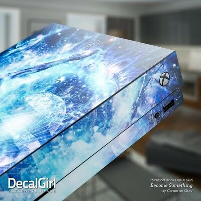 Xbox One X Console Skin - Solid Black - Sticker Decal Wrap - Fresh Stock Dated December 2025