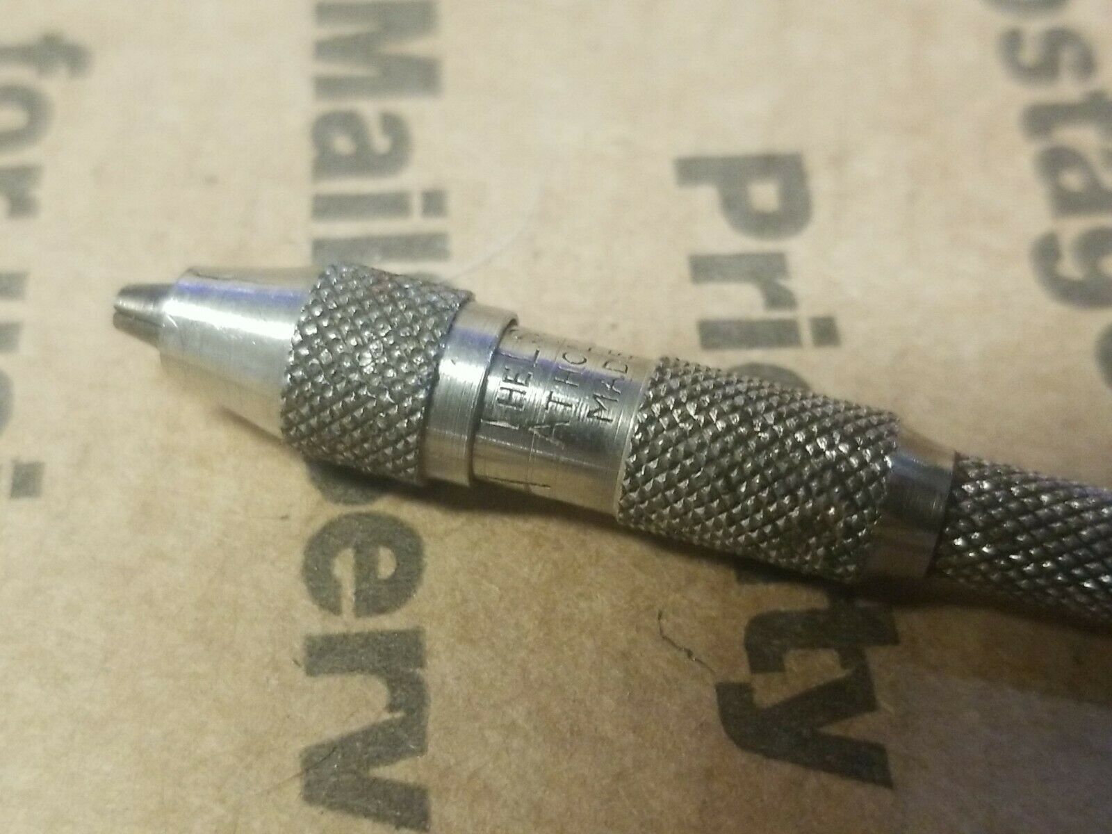 lightly used starrett A pin vise made in USA holder through - Fresh Stock Dated February 2026