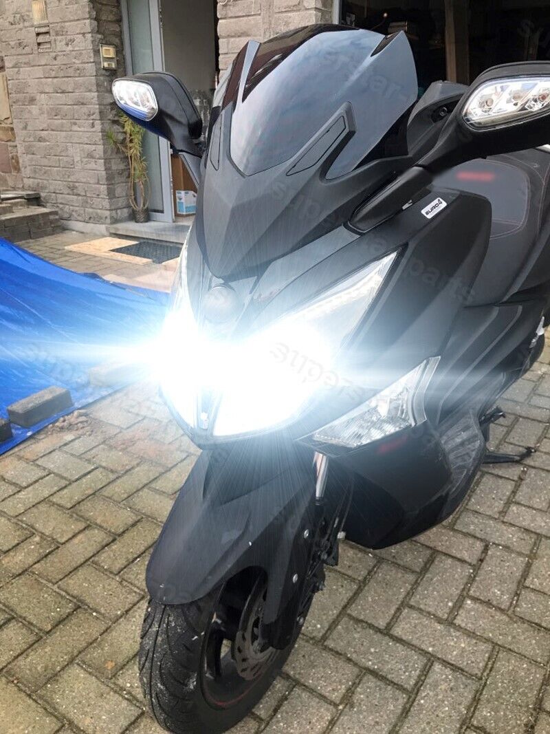 2pcs H4 White LED Headlight Upgrade Bulbs For Suzuki DR650SE DR650 SE 1990-2019 - Fresh Stock Dated February 2026