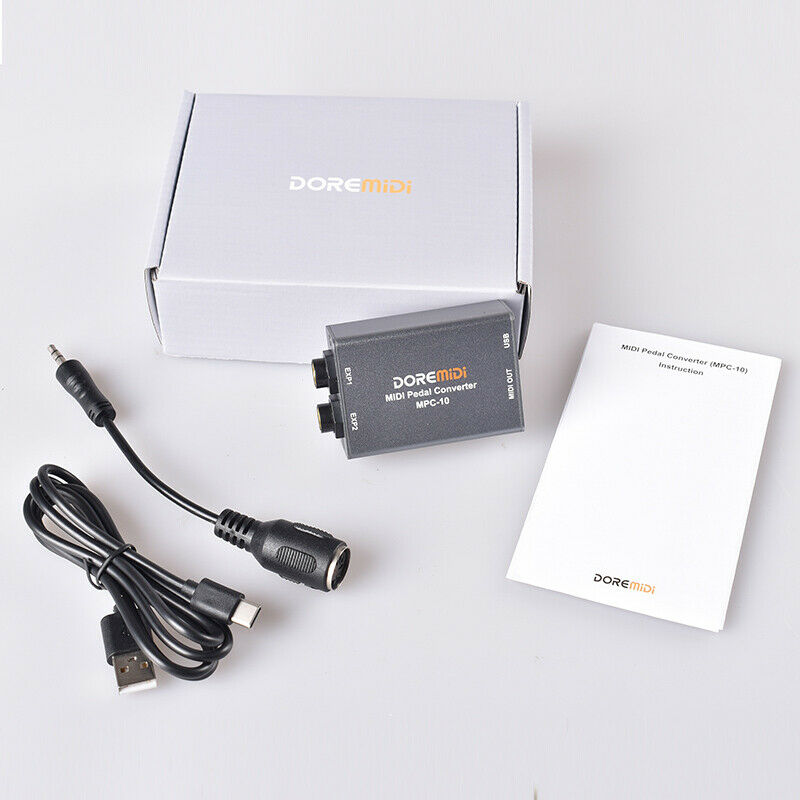 DOREMIDI Expression Pedal Converter Pedal Sustain Pedal Expander MPC-10 - Fresh Stock Dated February 2026