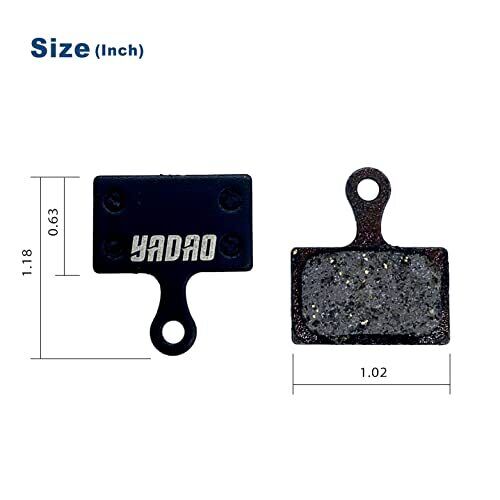 YADAO DS2111 Resin Disc Brake Pads for Shimano K03S, L03A 1 Pair Made in Taiwan - Fresh Stock Dated February 2026