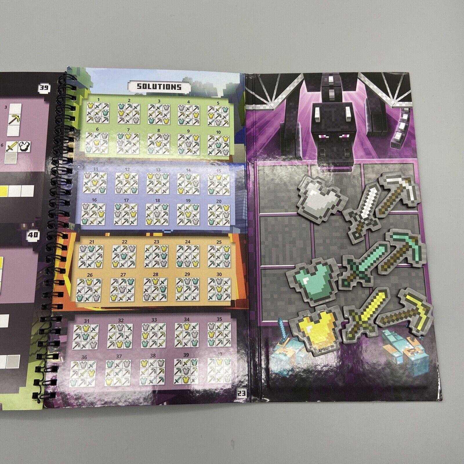 ThinkFun Minecraft Magnetic Travel Puzzle Logic Game & STEM Toy Used - Fresh Stock Dated February 2026