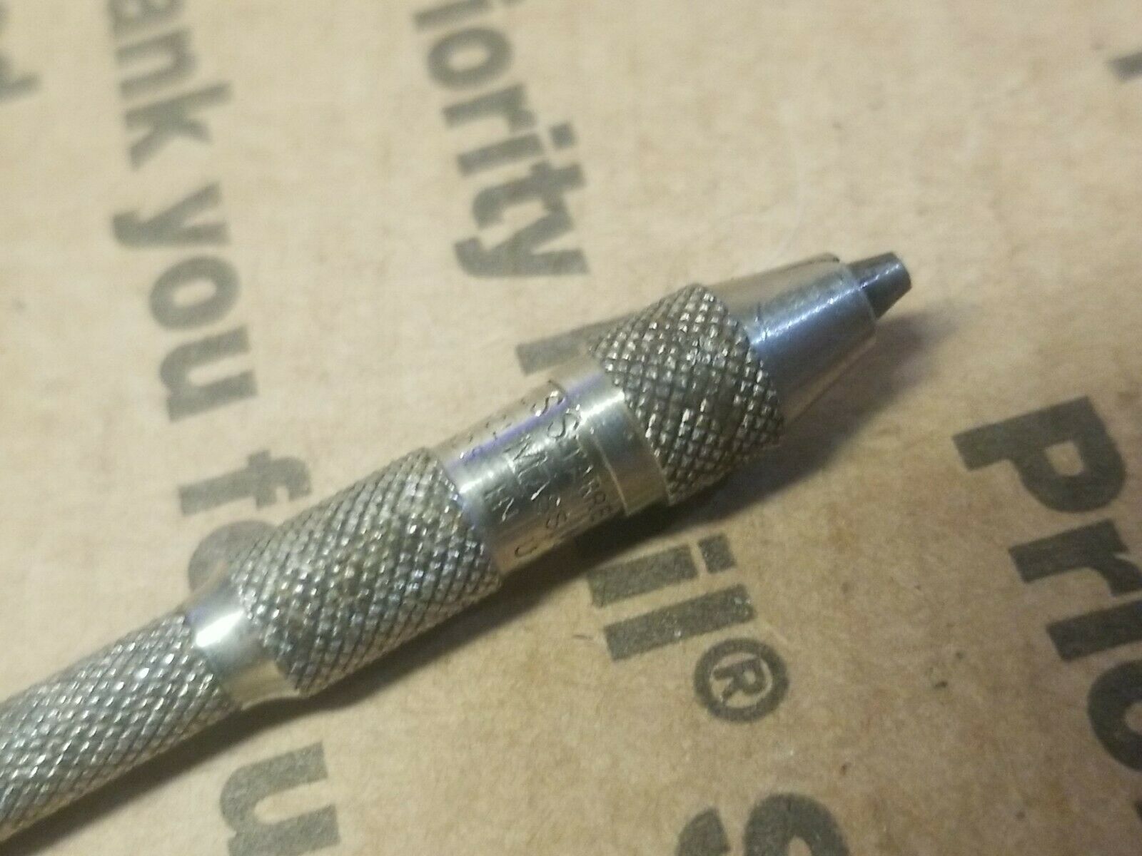 lightly used starrett A pin vise made in USA holder through - Fresh Stock Dated February 2026