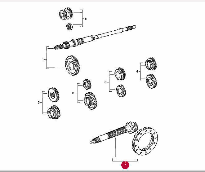 Porsche 993 Transmission 6 Speed Ring Pinion 9:31 96430291174 4wd - Fresh Stock Dated February 2026