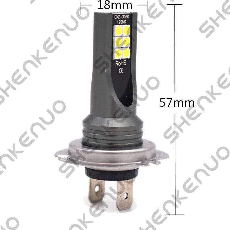 2X H7 LED Headlight Bulbs Lamp 6000K CG FOR Kawasaki ZX10 ZX10R 2012-2019 - Fresh Stock Dated February 2026