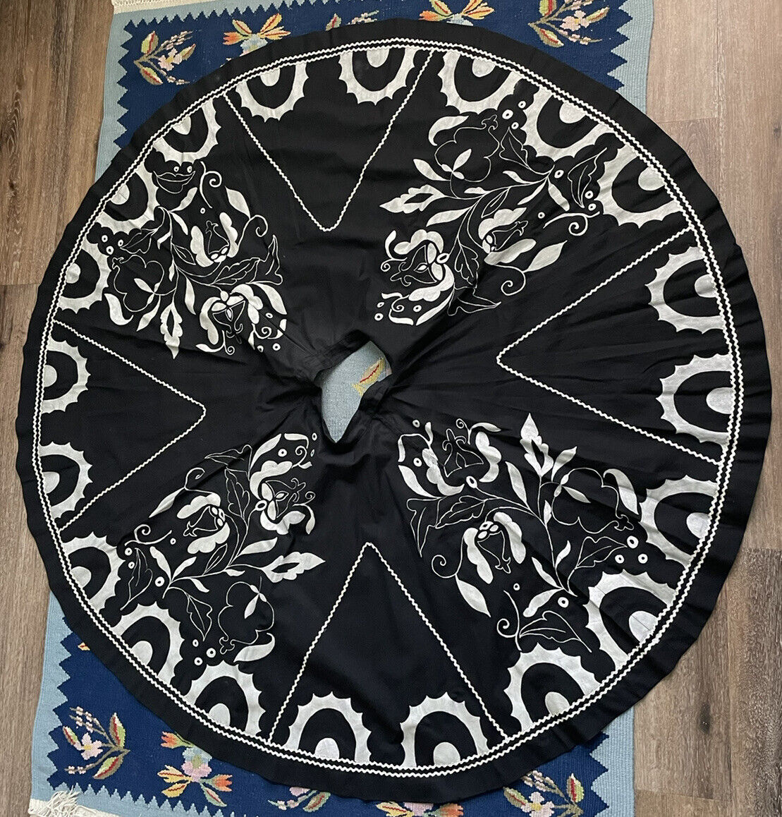 1950s Hand Painted Circle Skirt - Fresh Stock Dated March 2026