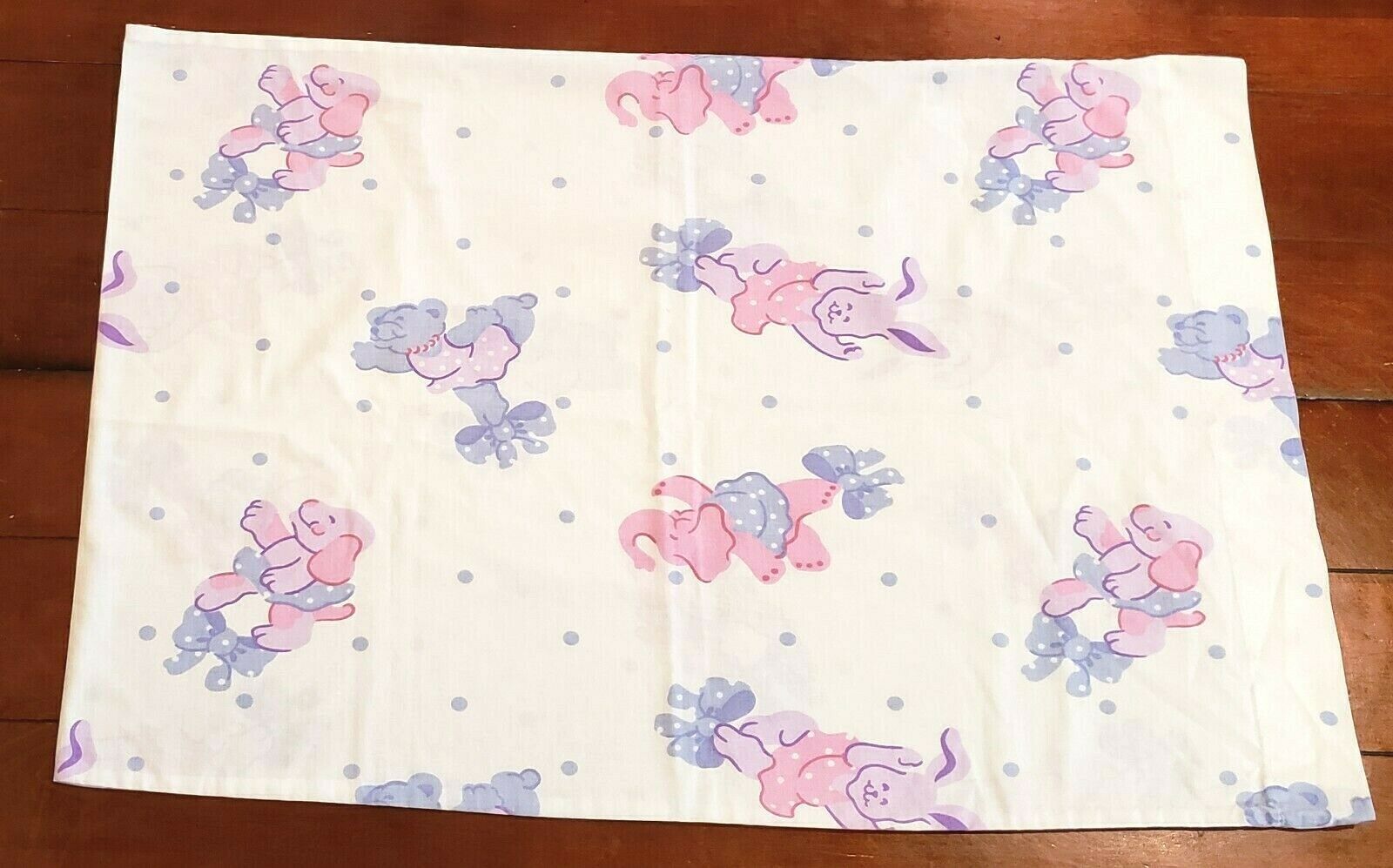 Vintage Pillowcase Ballerina Ballet Dancing Animals Bunny Puppy Bear Elephant - Fresh Stock Dated January 2026