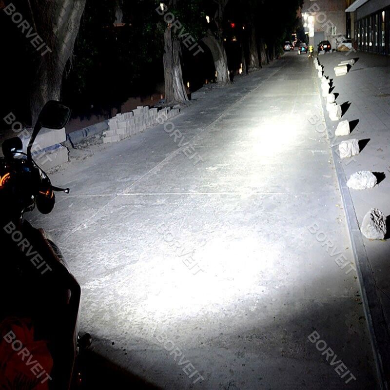 2pcs H4 White LED Headlight Upgrade Bulbs For Suzuki DR650SE DR650 SE 1990-2019 - Fresh Stock Dated February 2026