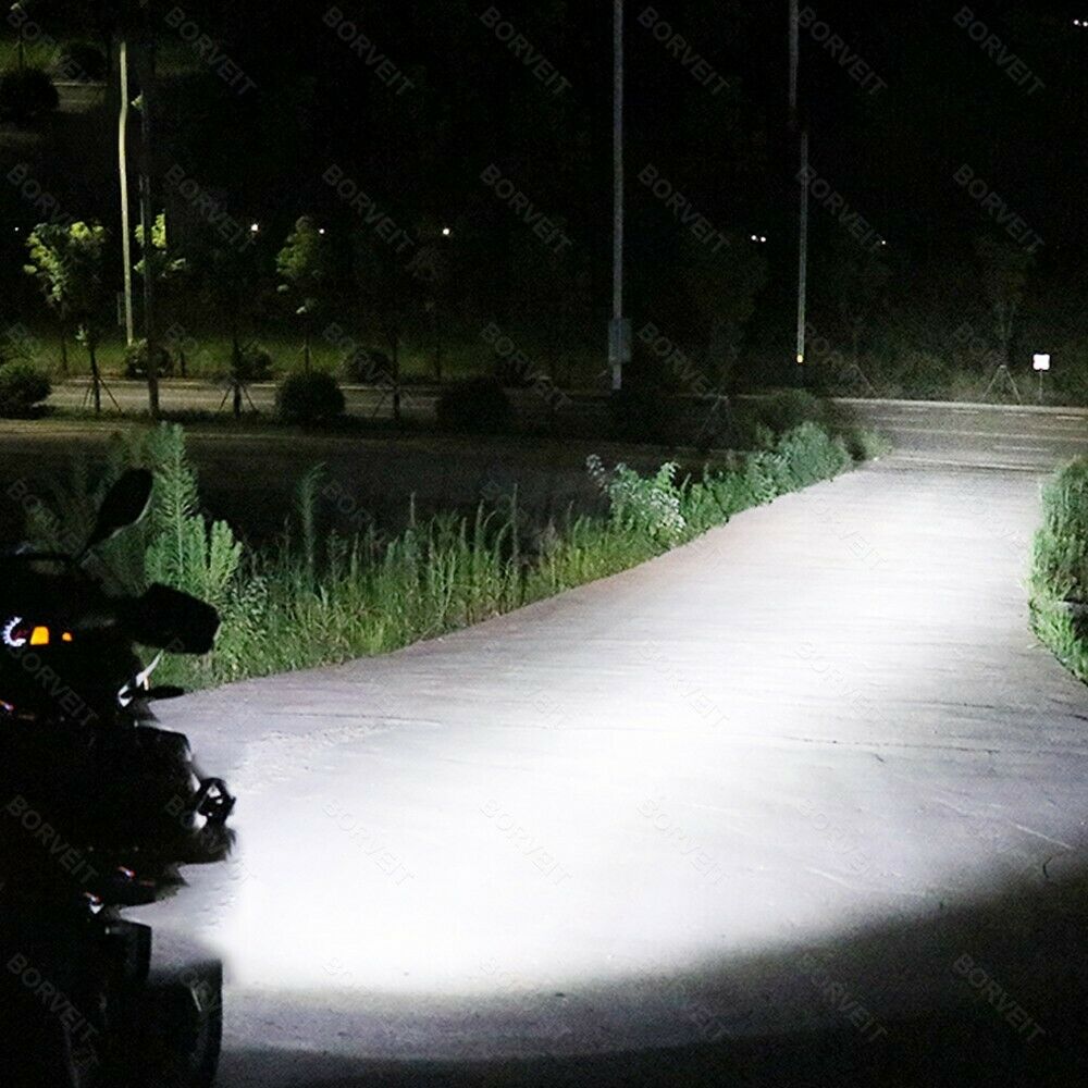 2pcs H4 White LED Headlight Upgrade Bulbs For Suzuki DR650SE DR650 SE 1990-2019 - Fresh Stock Dated February 2026