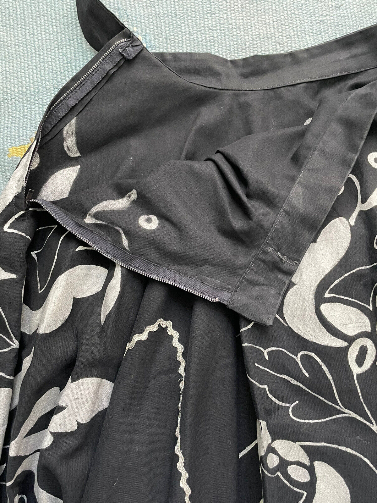 1950s Hand Painted Circle Skirt - Fresh Stock Dated March 2026