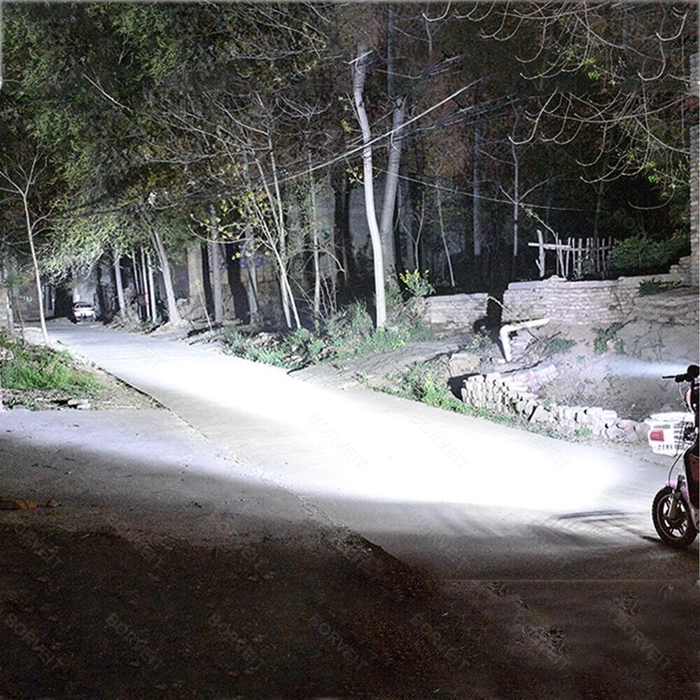 2pcs H4 White LED Headlight Upgrade Bulbs For Suzuki DR650SE DR650 SE 1990-2019 - Fresh Stock Dated February 2026