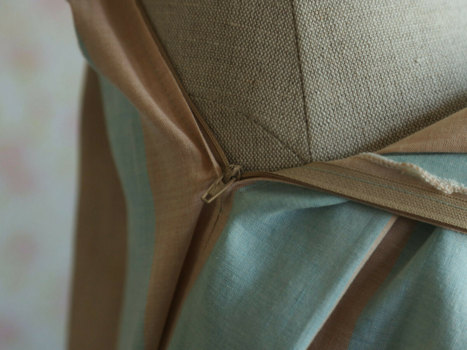 Vintage Pink and blue pleated skirt / Medium / Large - Fresh Stock Dated December 2025