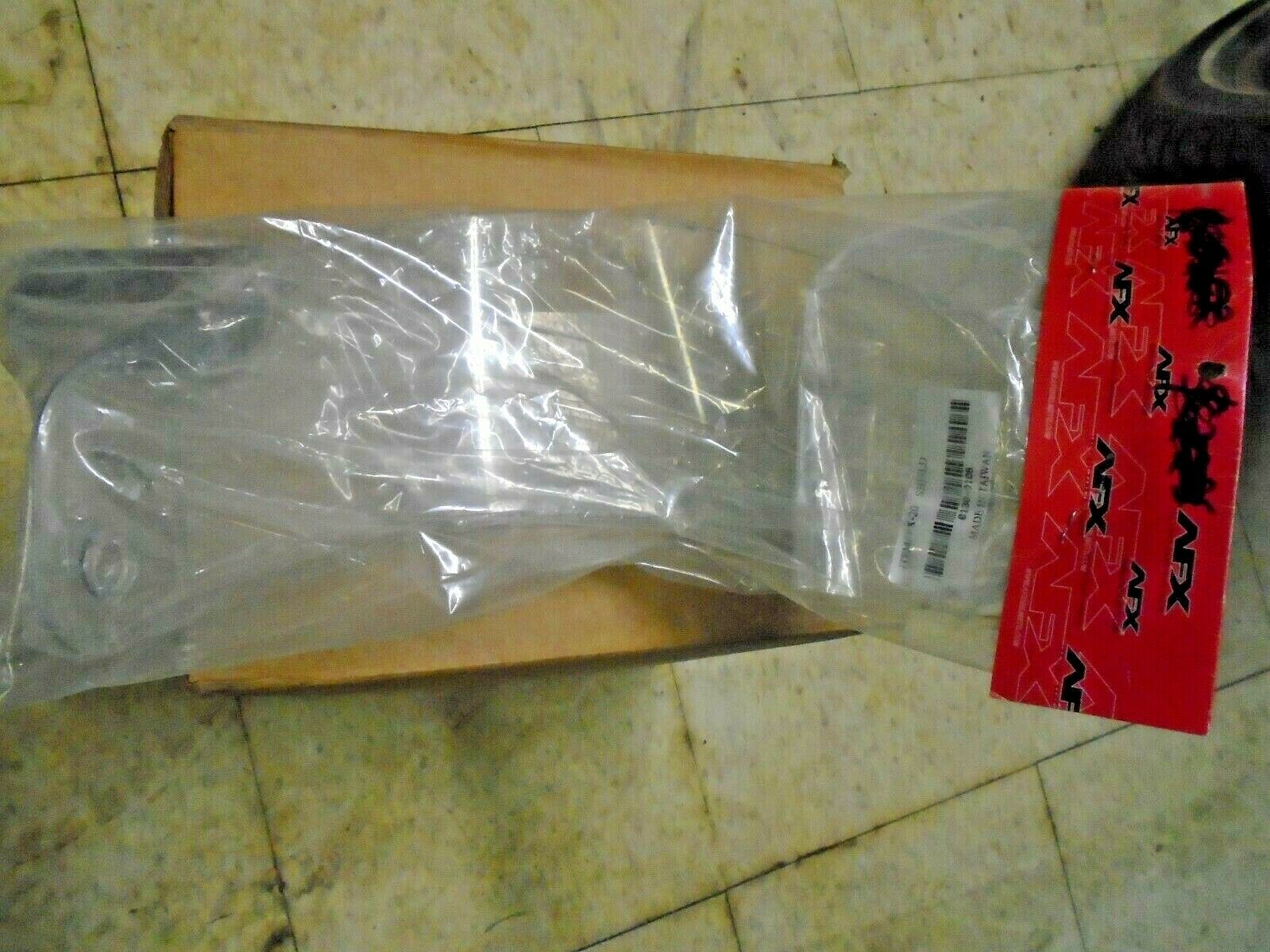 NOS AFC Replacement Face Shield FX-20 Clear - Fresh Stock Dated February 2026