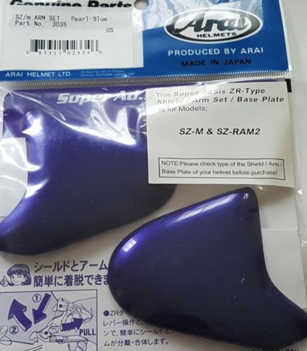 ARAI ZR-TYPE HOLDER (Side Pod) Various Colors for SZ-M, SZ-RAM 2, SZ/F, & RAM 3 - Fresh Stock Dated February 2026
