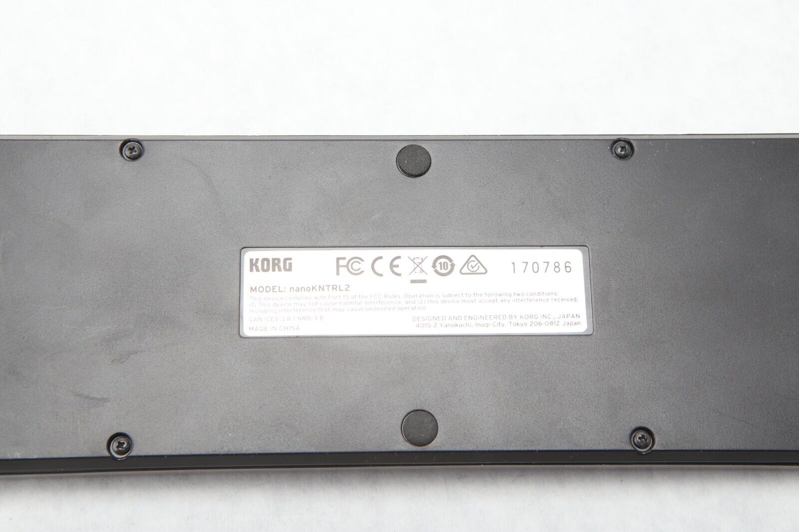 Korg Black nanoKONTROL2 USB MIDI Controller nanoKNTRL2 Slim-Line Pro-audio - S42 - Fresh Stock Dated February 2026