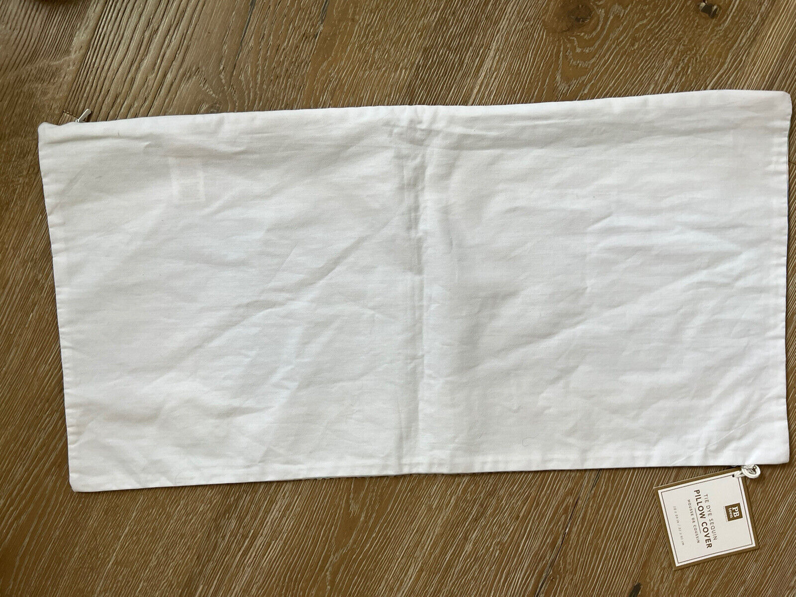 Pottery Barn Teen Blue sequined pillowcase sham green 12 X 24 Tie Dye - Fresh Stock Dated February 2026