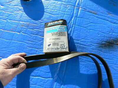 NAPA  25-060505 BELT MERCURY QUICK SILVER 57 - 842647 Q BIG BLOCK CHEVY RACING - Fresh Stock Dated February 2026