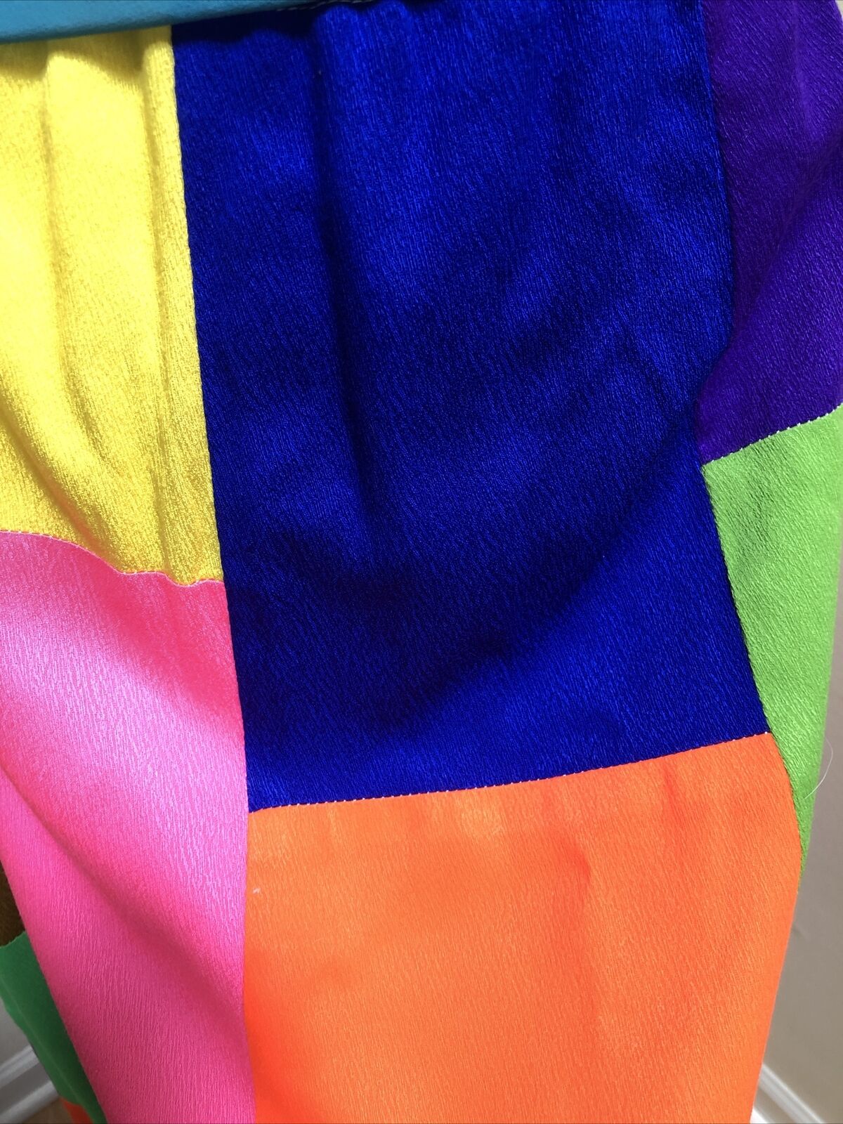 Vintage Alice California 1960’s Color Block Maxi Skirt 28 - Fresh Stock Dated March 2026