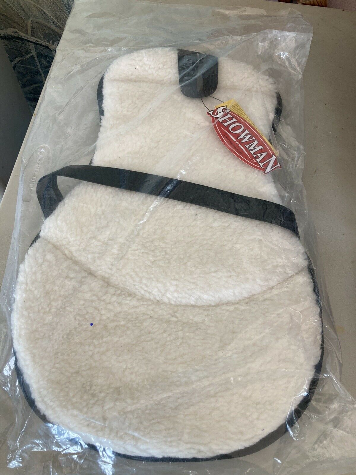 Showman Western Horse Tack Fleece Saddle Seat Cover Purple Foam Padded - Fresh Stock Dated December 2025