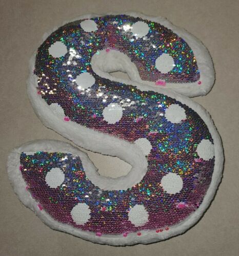 Justice Letter S Reversible Sequins Sparkling 14
