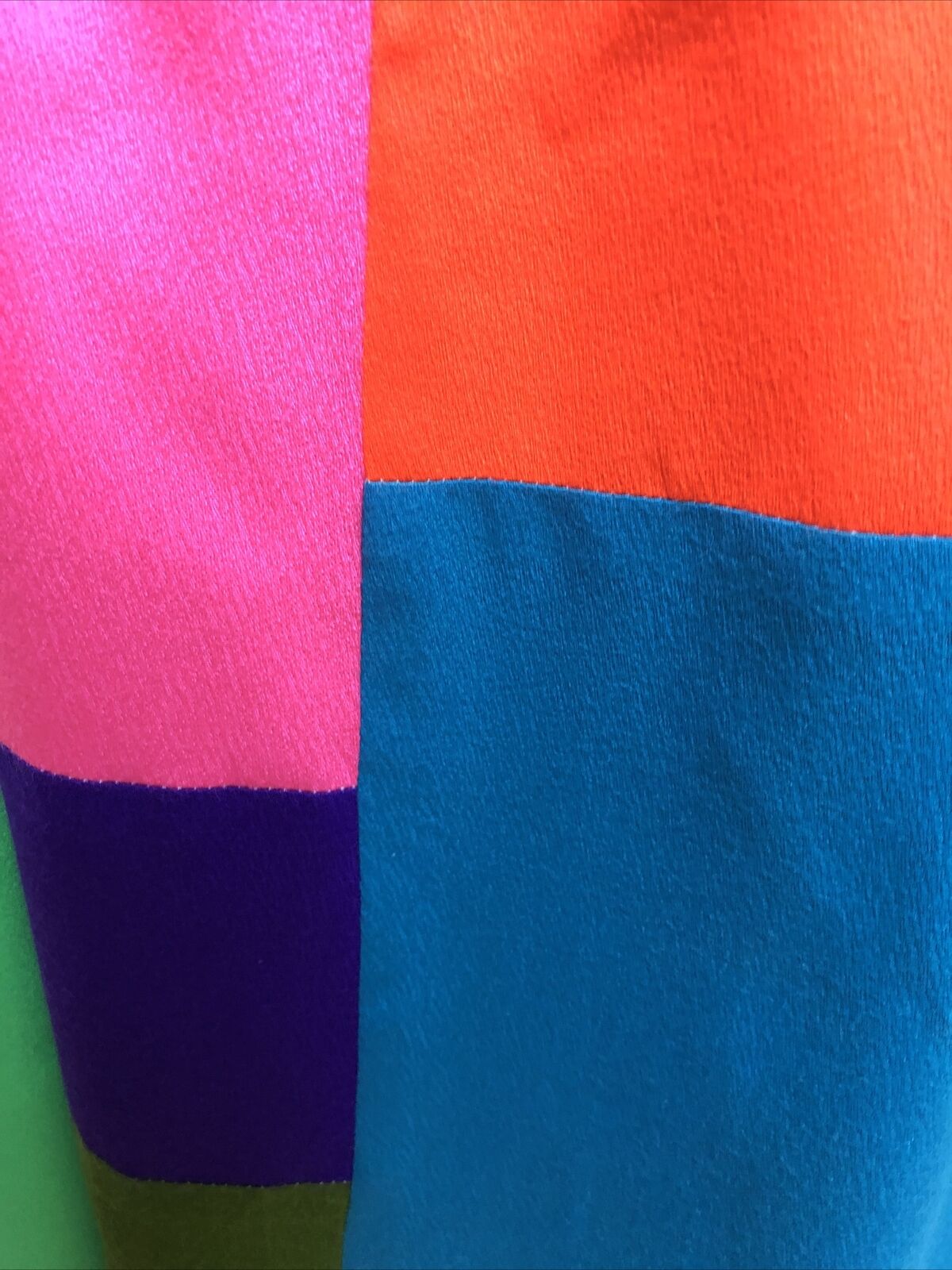 Vintage Alice California 1960’s Color Block Maxi Skirt 28 - Fresh Stock Dated March 2026