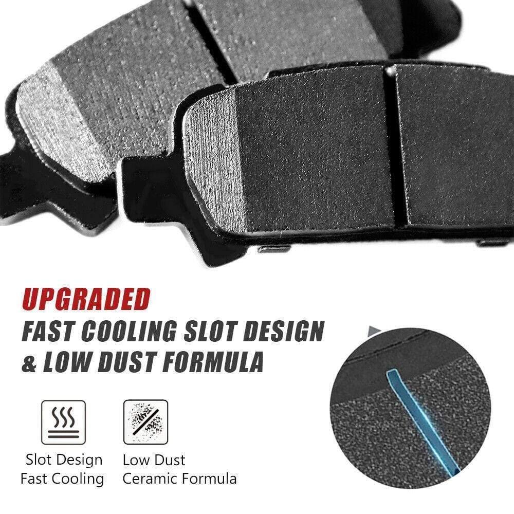 Rear Ceramic Brake Pads D770 - Fresh Stock Dated February 2026