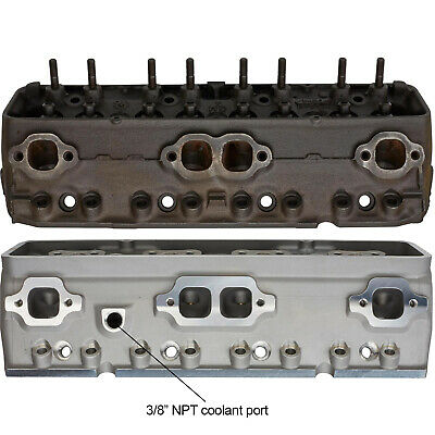 Aluminum GM 3782461 Chevy 327 SBC Camel Back/Double Hump Cylinder Head Assembled - Fresh Stock Dated February 2026