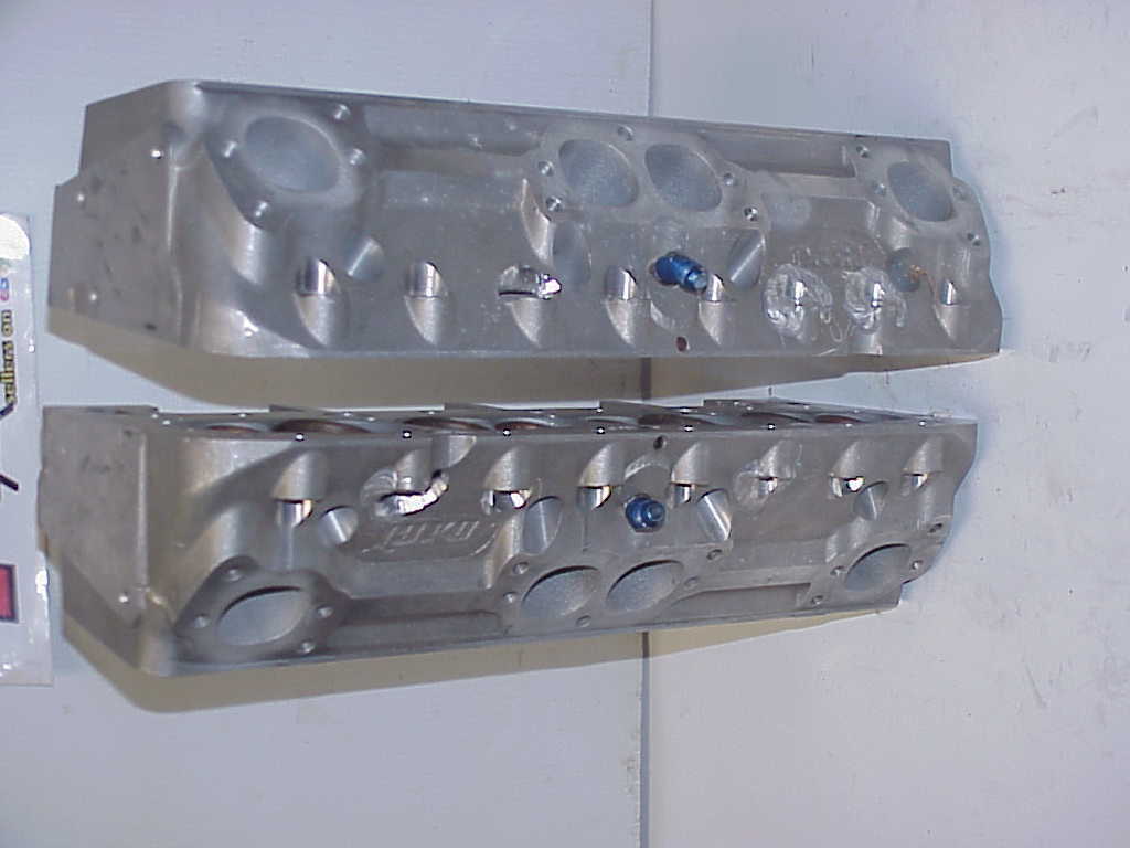 2 Dart SB Chevy BARE Raised Runner Aluminum Heads Ported by Pro Power - Fresh Stock Dated February 2026