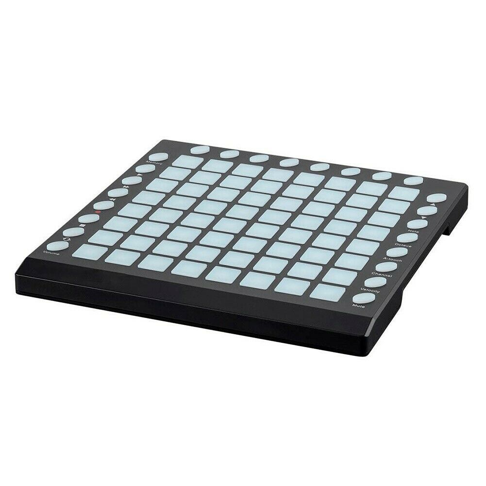 64x Pads 24x Buttons MIDI Grid Controller RGB USB Music Production Recording - Fresh Stock Dated February 2026